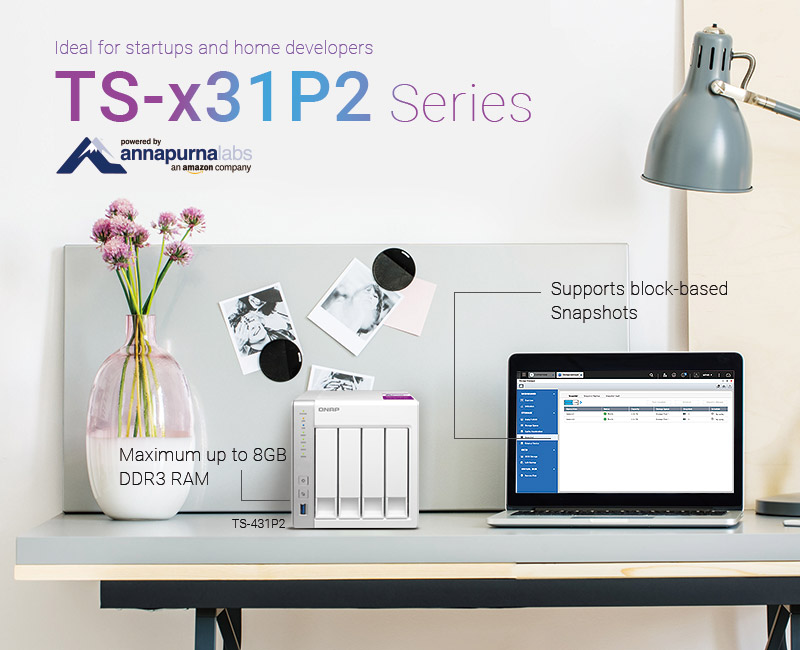 QNAP TS-x31P2 Series