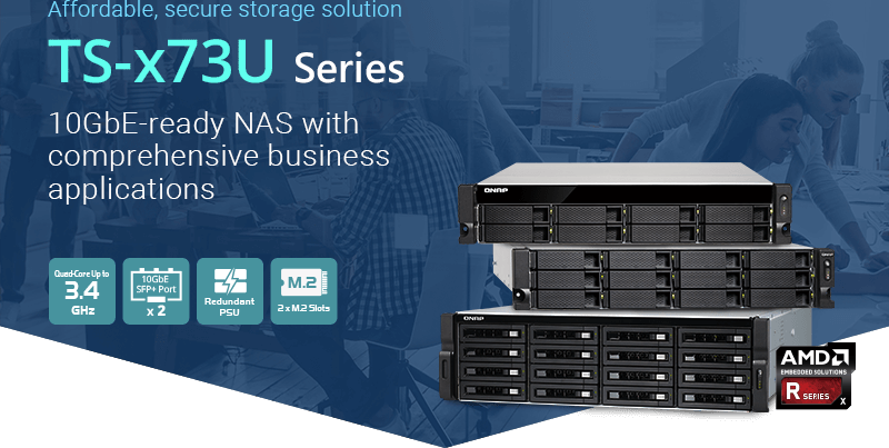 10GbE-ready NAS with comprehensive business applications