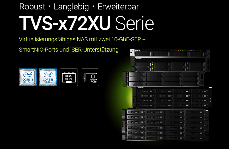 QNAP NAS TS-x83XU Series