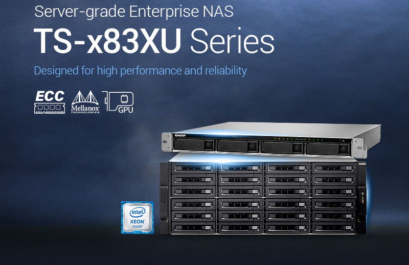 Server-grade Enterprise NAS - TS-x83XU Series - QNAP